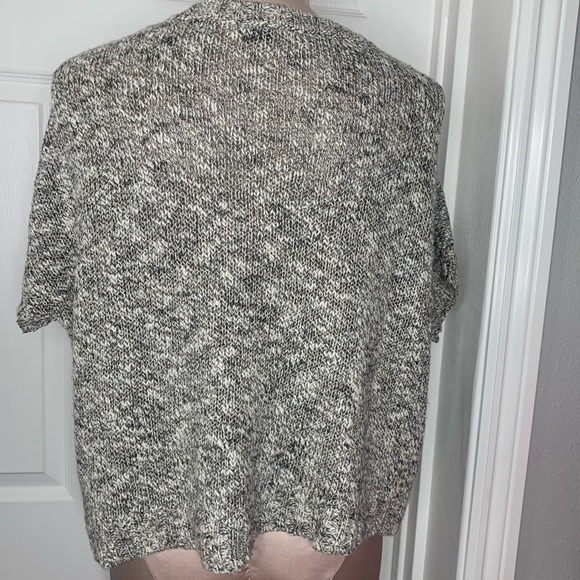 Vince Linen Blend Cable Knit Crop Top XS - Picture 2 of 6